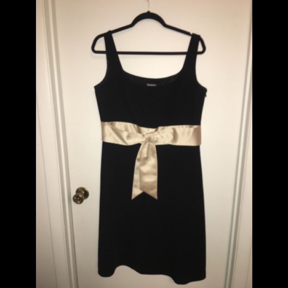Ann Taylor’s Black/Tan Semi-Formal Cocktail Dress